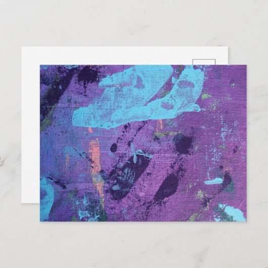 Abstracte elementen briefkaart (Voorkant / Achterkant)