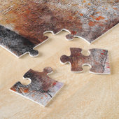 Abstracte elementen voor siamese katten legpuzzel (Zijkant)