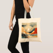 Abstracte emotionele landschappen tote bag (Voorkant (product))
