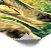 Abstracte en grappige koe poster (Hoek)