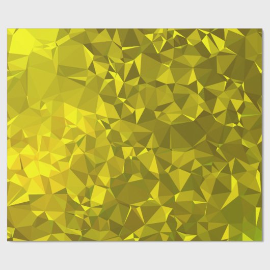Abstracte en moderne geometrische Design - Goud li Cadeaupapier (Vlak)