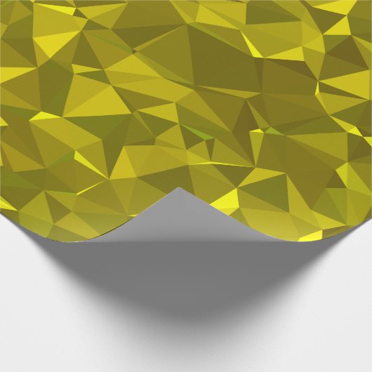 Abstracte en moderne geometrische Design - Goud li Cadeaupapier (Hoek)