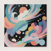 Abstracte en moderne kunst legpuzzel (Verticaal)