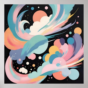 Abstracte en moderne kunst poster