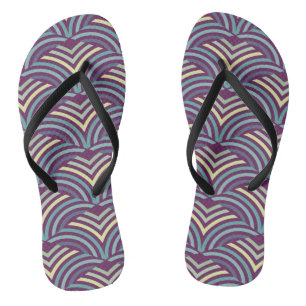 Abstracte etnische achtergrond 2 teenslippers