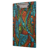 Abstracte etnische achtergrond klembord (Links)