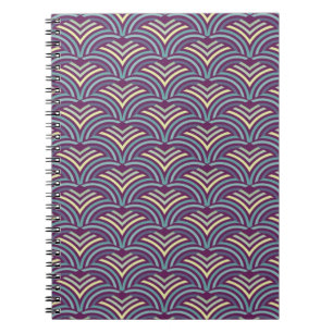 Abstracte etnische achtergrond notitieboek