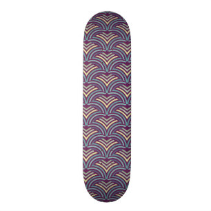 Abstracte etnische achtergrond skateboard
