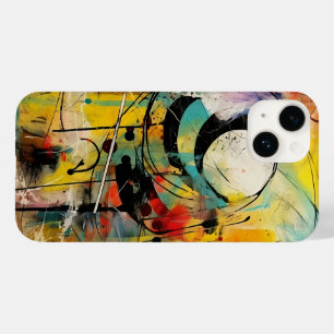 Abstracte explosie van levendige kleuren en dynami Case-Mate iPhone 14 hoesje
