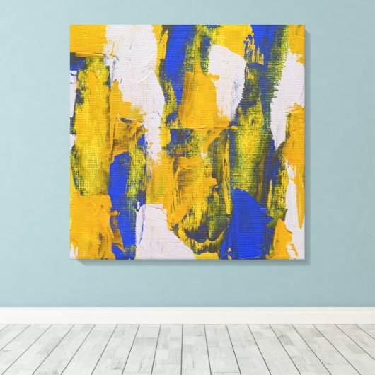 Abstracte expressie #10 door Michael Moffa Canvas Afdruk (Insitu (Houten vloer))