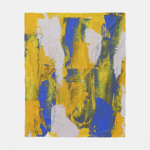 Abstracte expressie #10 door Michael Moffa Fleece Deken