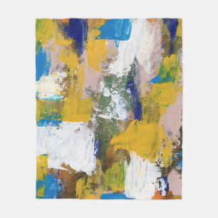 Abstracte expressie #11 door Michael Moffa Fleece Deken