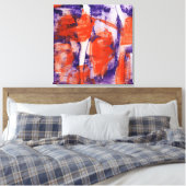 Abstracte expressie #12 door Michael Moffa Canvas Afdruk (Insitu (Slaapkamer))