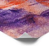 Abstracte expressie #12 door Michael Moffa Poster (Hoek)