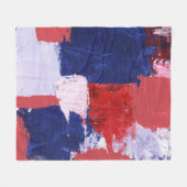 Abstracte expressie #1 door Michael Moffa Fleece Deken (Voorkant (Horizontaal))