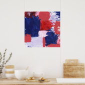 Abstracte expressie #1 door Michael Moffa Poster (Keuken)