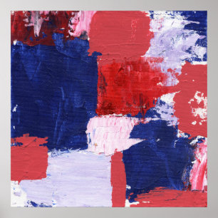 Abstracte expressie #1 door Michael Moffa Poster
