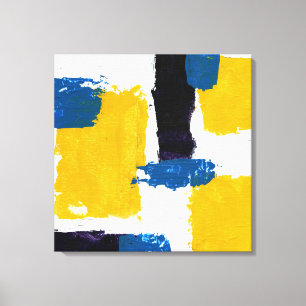 Abstracte expressie #2 door Michael Moffa Canvas Afdruk