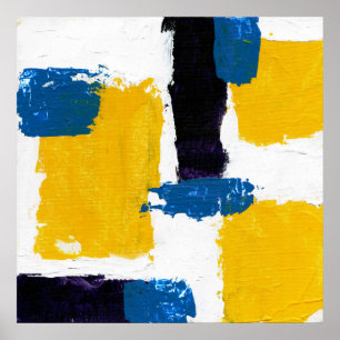 Abstracte expressie #2 door Michael Moffa Poster