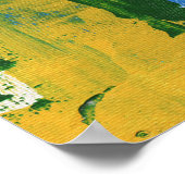 Abstracte expressie #3 door Michael Moffa Poster (Hoek)