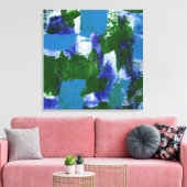 Abstracte expressie #4 door Michael Moffa Canvas Afdruk (Insitu (Woonkamer))