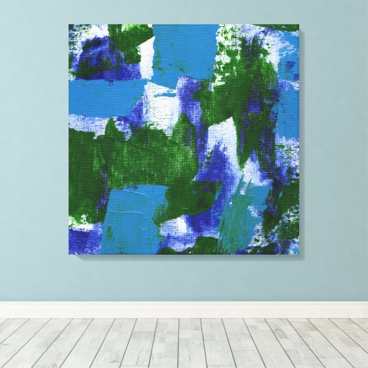 Abstracte expressie #4 door Michael Moffa Canvas Afdruk (Insitu (Houten vloer))