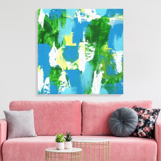 Abstracte expressie #5 door Michael Moffa Canvas Afdruk (Insitu (Woonkamer))