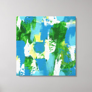 Abstracte expressie #5 door Michael Moffa Canvas Afdruk