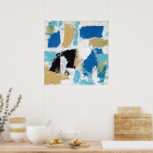 Abstracte expressie #6 door Michael Moffa Poster (Keuken)