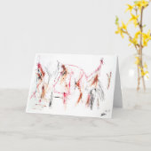 Abstracte expressie "Heldere dagen" kaarten (Gele Bloem)