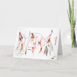 Abstracte expressie "Heldere dagen" kaarten
