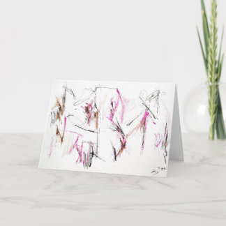 Abstracte expressie "Licht van Liefde" Kaart