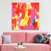 Abstracte expressie nr. 7 door Michael Moffa Canvas Afdruk (Insitu (Woonkamer))