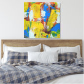 Abstracte expressie nr. 8 door Michael Moffa Canvas Afdruk (Insitu (Slaapkamer))