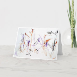 Abstracte expressie "verheffende woorden" Kaart