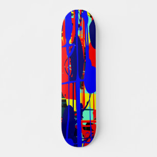 Abstracte expressionist 02 skateboard