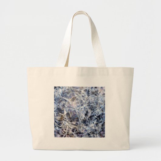 Abstracte expressionist Dance 3 Square Grote Tote Bag (Voorkant)