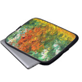 Abstracte expressionist Drip Electronics Bag Laptop Sleeve (Voorkant onderkant)