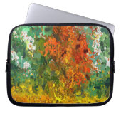 Abstracte expressionist Drip Electronics Bag Laptop Sleeve (Voorkant)