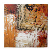 Abstracte expressionist tegeltje (Voorkant)