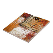 Abstracte expressionist tegeltje (Zijkant)