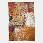 Abstracte expressionist theedoek (Verticaal)