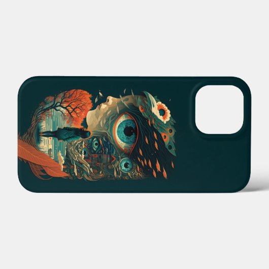 Abstracte Fantasiewereld van onmogelijke objecten Case-Mate iPhone Case (Achterkant (horizontaal))