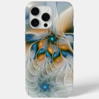 Abstracte Fantastische fractale kunst met blauw