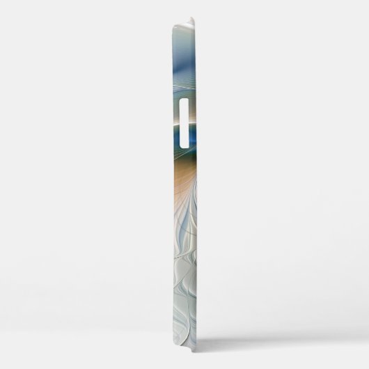 Abstracte Fantastische fractale kunst met blauw Case-Mate iPhone Case (Achterkant / Rechts)