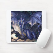 Abstracte Fantasy Dragon Girl Flirt Muismat (Met muis)