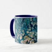 Abstracte Fantasy onder water Mok (Voorkant links)