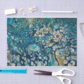 Abstracte Fantasy onder water Tissuepapier (Craft)