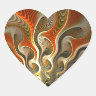 Abstracte fasers instellen hart sticker