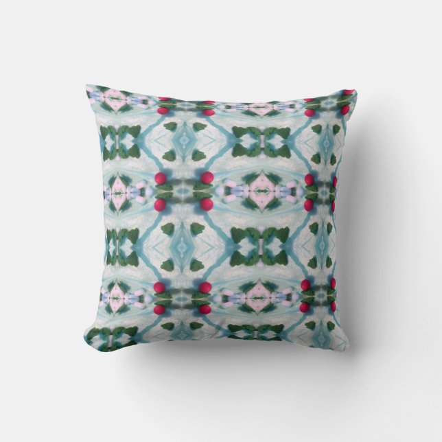 Abstracte feestdag kussen (Voorkant)